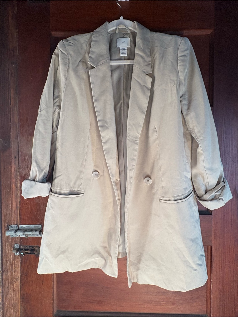 Light green H&M oversized women’s blazer